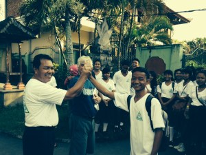 Our Principal, Kawenuh and Pak Dave 