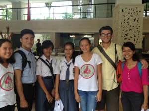 Isabel and Melati from Bye Bye Plastic Bag with Klungkung Eco Club Leaders Gita and Reny, Komank from Udayana University , Puji from Keep Bali Beautiful and Lucas from DASH